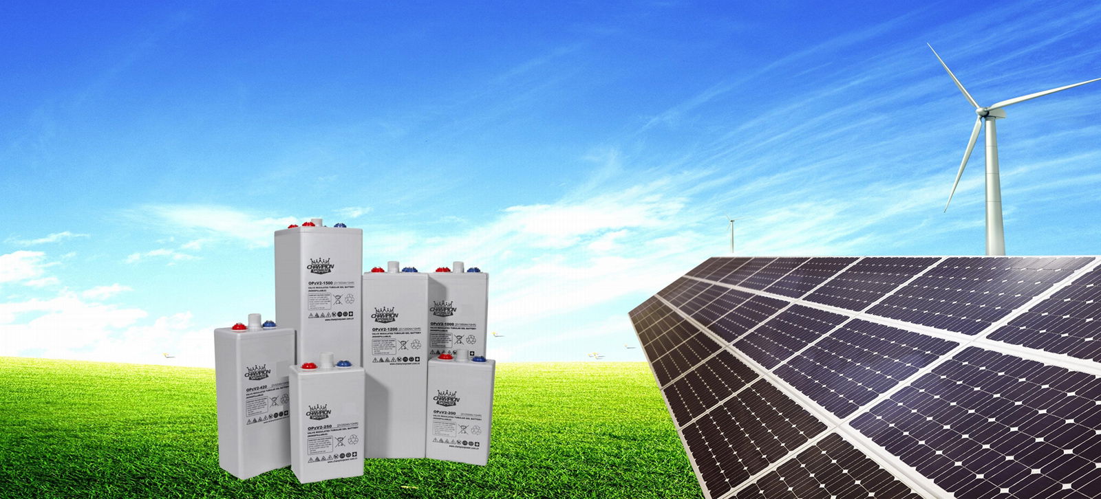 Tubular Plate Gel battery 2V1000Ah OPzV solar battery  2