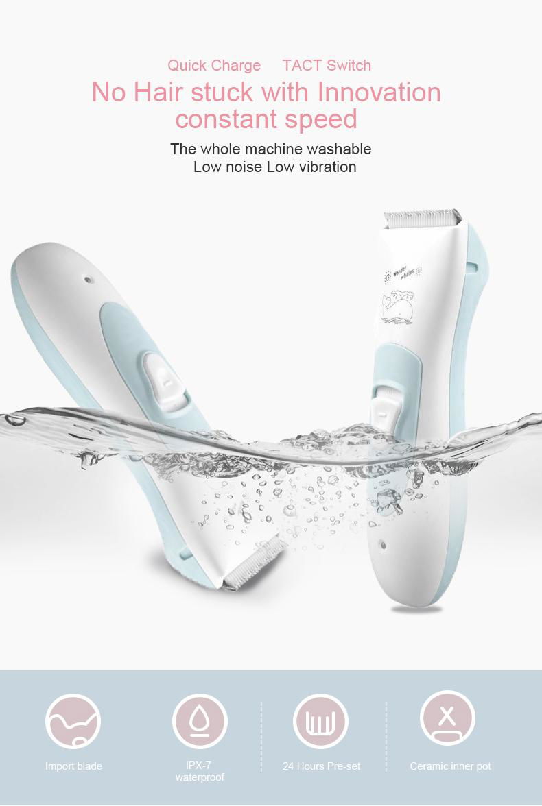 waterproof charging hair clipper(NI-MH battery) 4