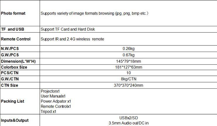 爆款P8智能手機安卓高清投影儀 DLP辦公家用wifi投影機便攜 2