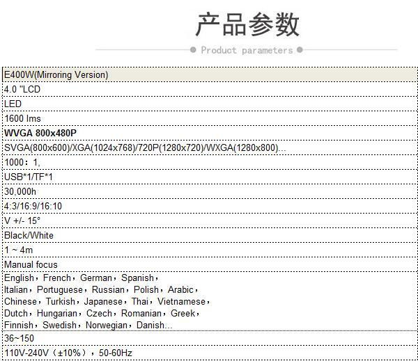 厂家供应手机全息投影wifi 视频投影仪 2