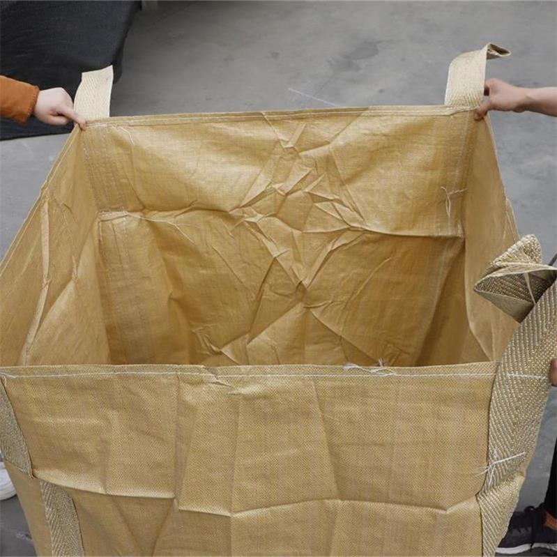 阿爾山全新黃色再生料噸袋太空袋集裝包污泥預壓袋