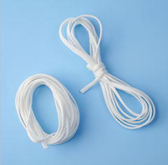 Manufacture Round Type Disposable Elastic Earloop for Nonwoven Face Mask