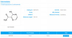 CAS NO.55321-99-8  3-Hydroxypyrazine-2-carboxamide