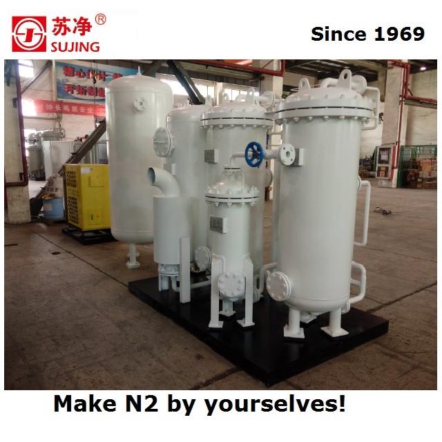 PSA N2 Generator with flow 100Nm3/h Purity 99.9% 3