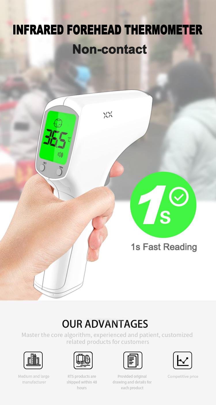 Infrared Forehead Thermometer(Gun style)  Relab RS9103 2
