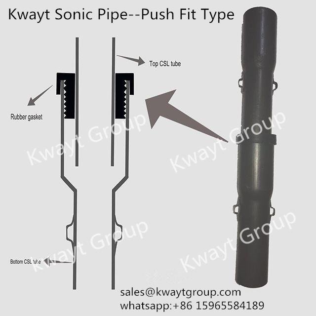 sonic logging pipe push fit type 5
