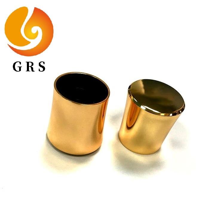 Arabic Cylindrical Gold Zamac Perfume Cap 3