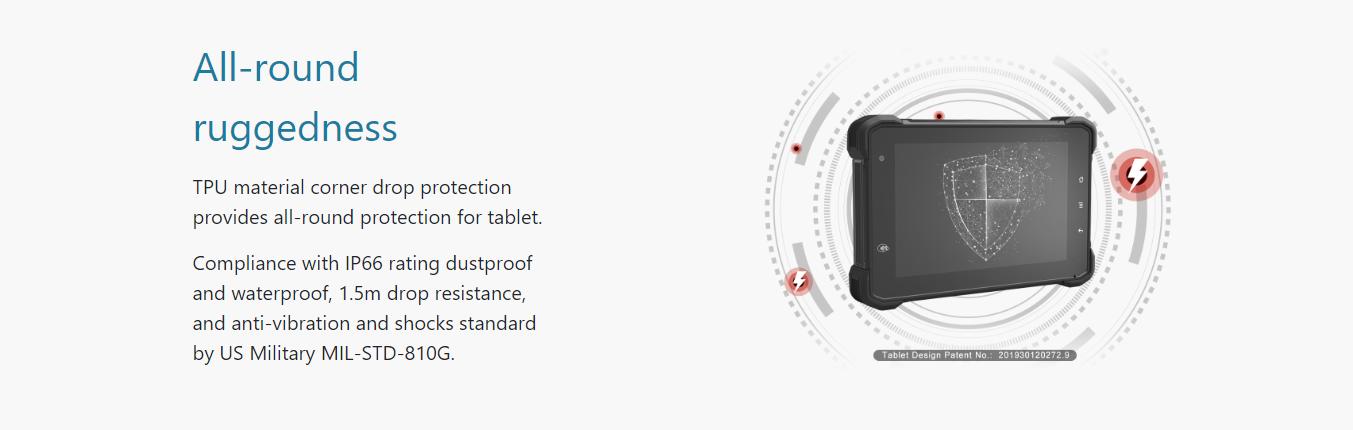 7 inch R   ed Tablet In vehicle Tablet with CAN BUS 4