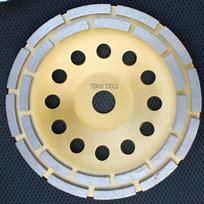  7inch Double Row Segment Grinding Floor Grinding Concrete diamond Grinding Cup 