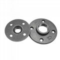 Malleable iron black metal decorative pipe fitting floor Flanges 