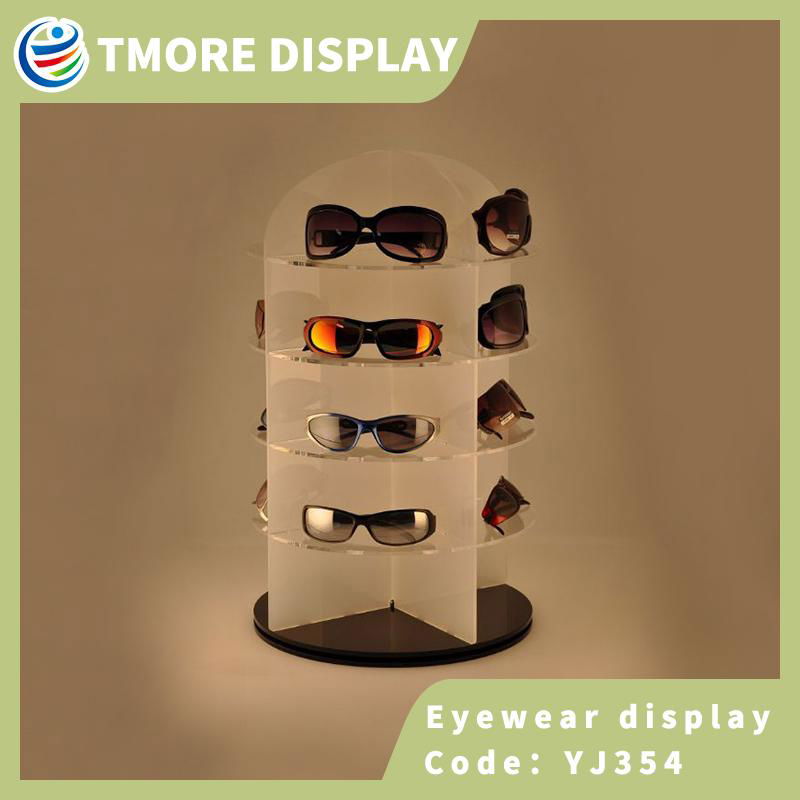 Clear Acrylic Eyewear Display Stand 2