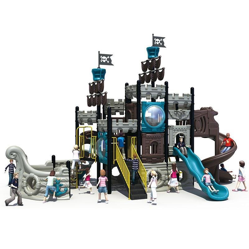 Pirate Ship Playground Equipment - Play Structure Theme Equipment Oem Odm 2