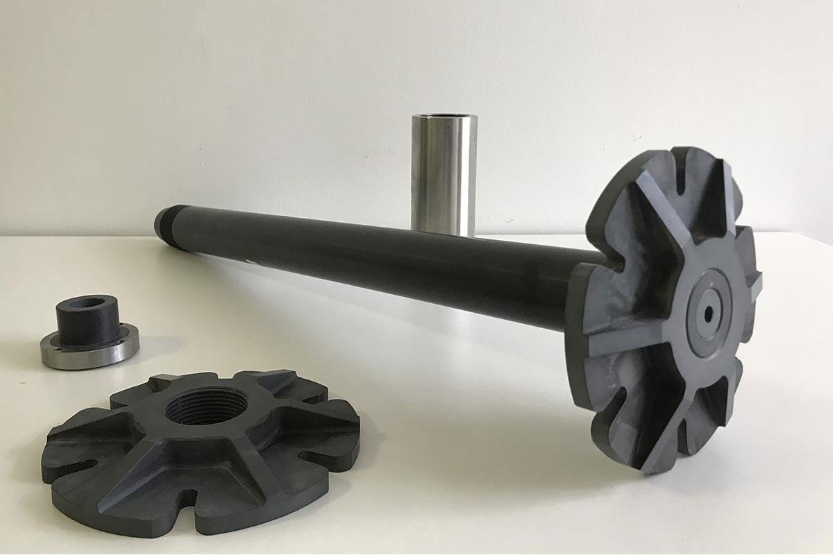 Degassing rotor  for aluminum casting