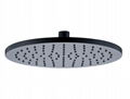 Matte black shower head