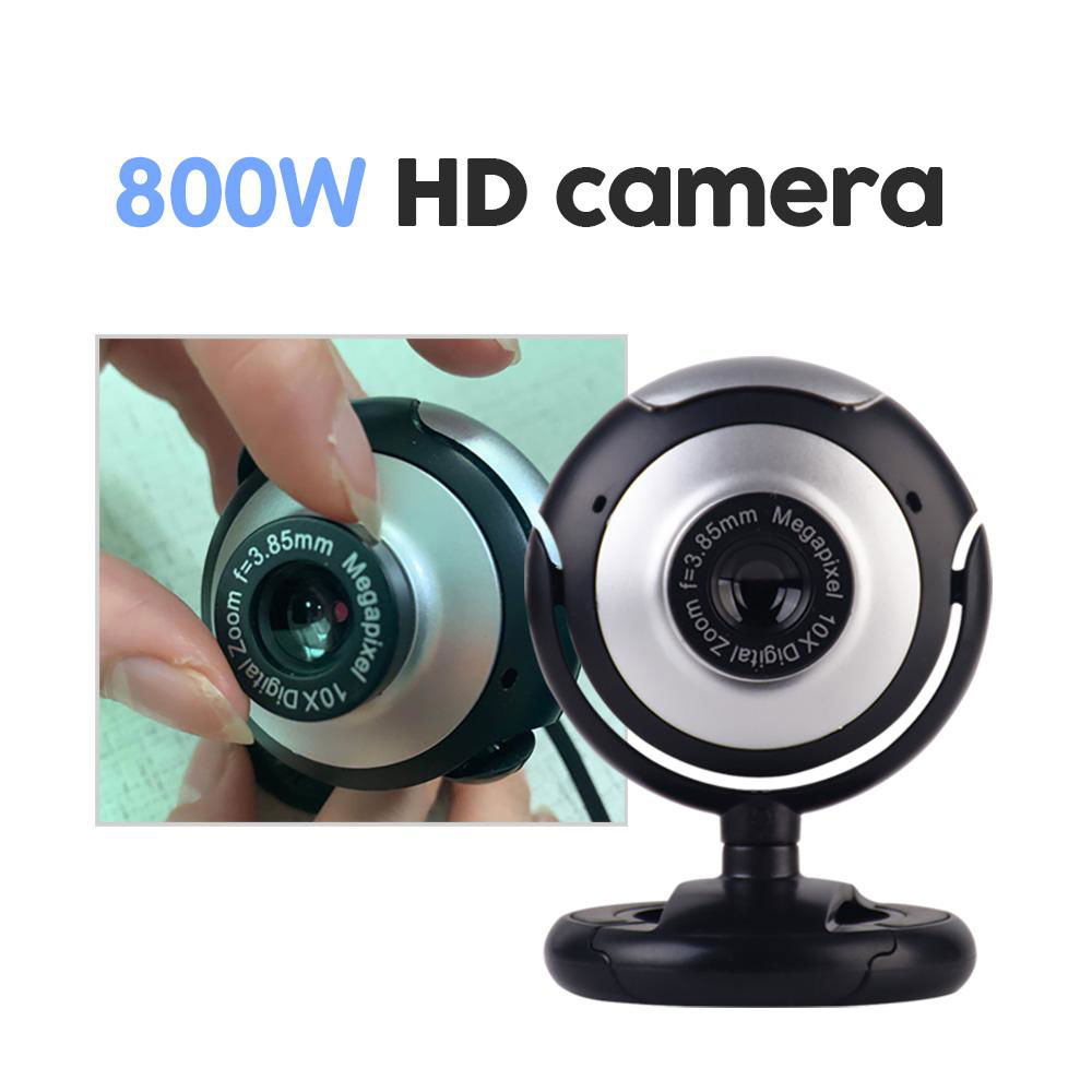 USB Home office Camera Rotatable Video Recording Web Camera with Microphone For 