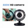 USB Home office Camera Rotatable Video Recording Web Camera with Microphone For  1