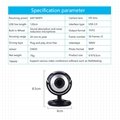 USB Home office Camera Rotatable Video Recording Web Camera with Microphone For  5