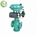 3 Way Pneumatic Globe Control Valve 1