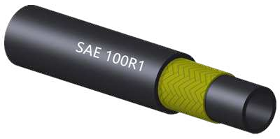 SAE 100 R1  WIRE REINFORCED HOSE WITH