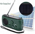 Emergency Radio,4-Way Powered Solar Power, Cranking Handle, USB,Battery AM/FM SW 3