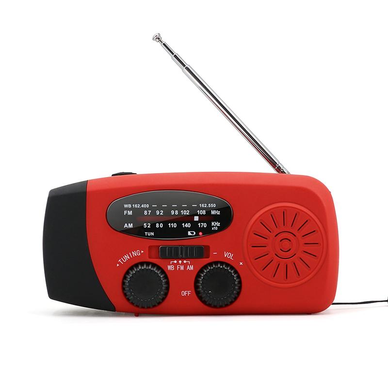  Solar Dynamo Crank AM FM radio with LED fashlight 2