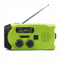 Portable Solar Dynamo Wind up Emergency Flashlight Powered Radio 5