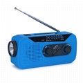 Solar Hand Crank Am FM Multifunction portable Dynamo Wind up Emergency Radio