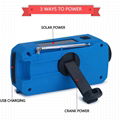 Solar Hand Crank Am FM Multifunction portable Dynamo Wind up Emergency Radio 2