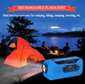 Solar Hand Crank Am FM Multifunction portable Dynamo Wind up Emergency Radio 4