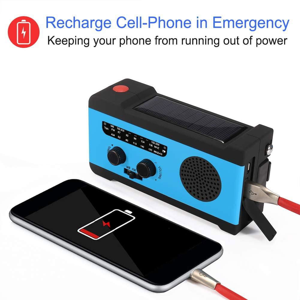 Best Survival Emergency Solar Crank Radio for Outdoor Camping JL266