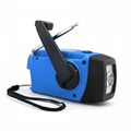 Hand Crank Winding Charge Solar Flashlight Radio 3