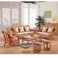 New Design Rattan Wooden Living Room Sofa Set Furniture
