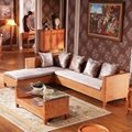 Chinese Modern Rattan Wooden Home Indoor Furniture Living Room Leisure Sofa 2