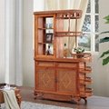 Living Room Rattan Wooden Partition