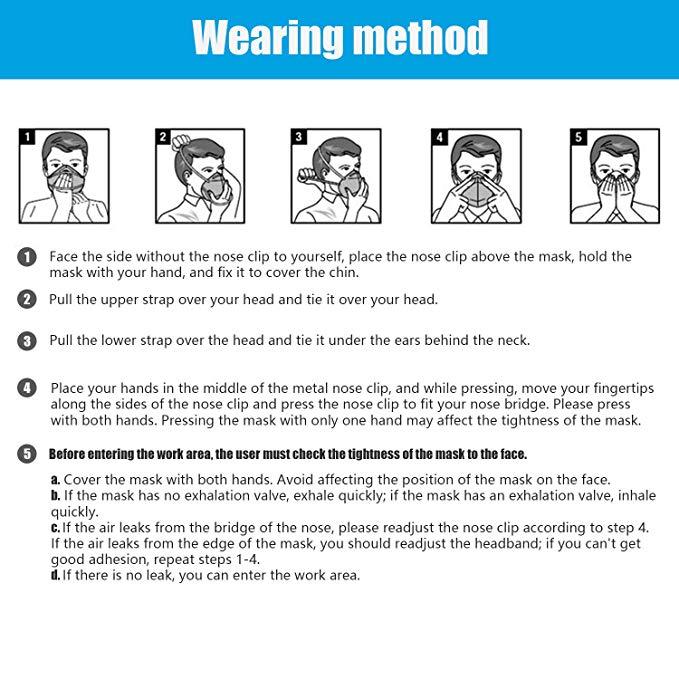 Personal protective folding face mask 5