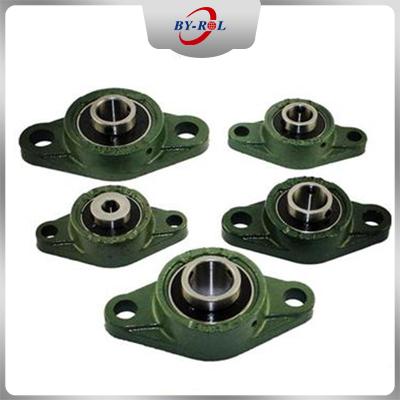 2 Bolts Flanged Cast Housing Mounted Bearings UCFL-203 UCFL204-12 UCFL205-16 4