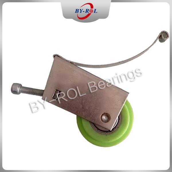 Customized Size Bracket & Bearing Plastic Nylon roller for sliding door, wheel  2