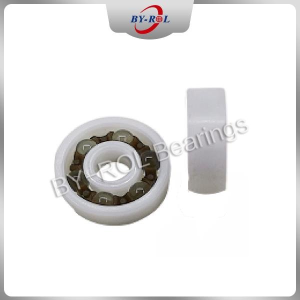 China Factory Plastic Ball Bearing Plastic Coated Miniature Bearing 