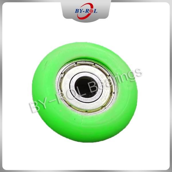 nylon pulley wheels with bearings plastic coat bearing pulley 3