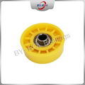 nylon pulley wheels with bearings plastic coat bearing pulley