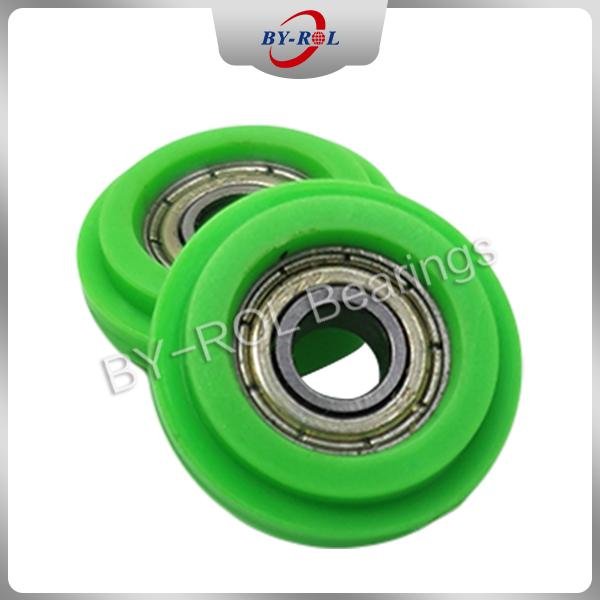 608zz nylon plastic roller wheel ball bearing as per drawing or sample 2