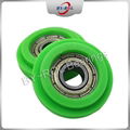 608zz nylon plastic roller wheel ball bearing as per drawing or sample