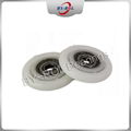 608zz nylon plastic roller wheel ball bearing as per drawing or sample