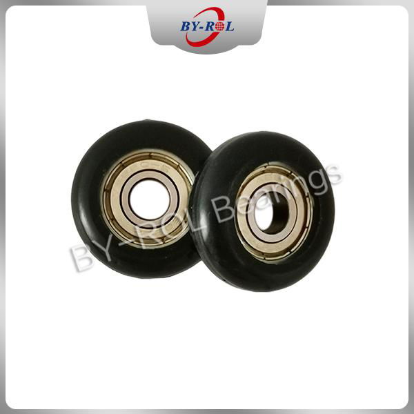 Plastic bearing wheel sliding door roller bearings 608 inside  3