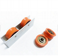 Aluminium sliding bottom plastic window roller and wheel pulley accessories 
