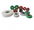 Customized heavy duty ball ball bearing rollers plastic pulley wheel low price