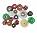 Customized heavy duty ball ball bearing rollers plastic pulley wheel low price 4