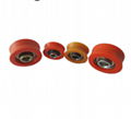 Customized heavy duty ball ball bearing rollers plastic pulley wheel low price 5