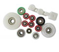 Customized heavy duty ball ball bearing rollers plastic pulley wheel low price 6