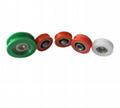 High Carbon Bearing Material Pulley Nylon Plastic Sliding Window Roller 